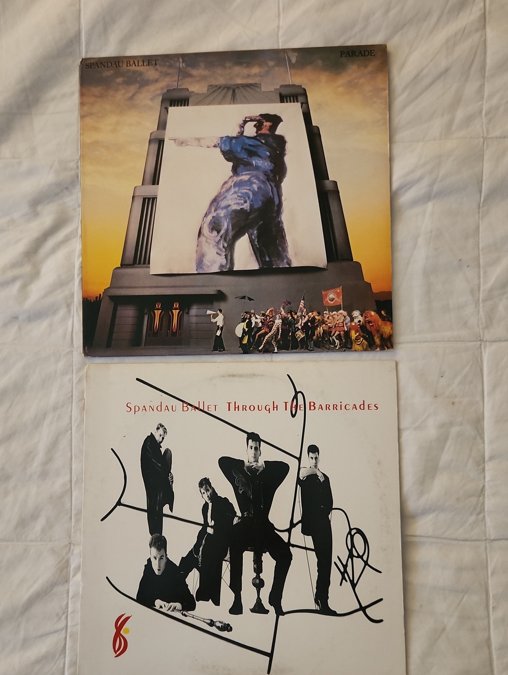 Spandau Ballet 2 Vintage Vinyl Records -- DJ COPY - 1 Never Played Other NM!